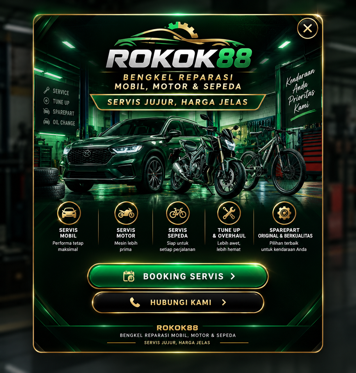 Banner ROKOK88